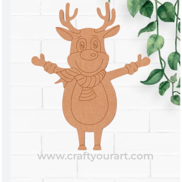 Christmas Reindeer Pre Marked Design 10