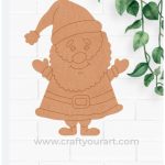 Christmas Santa Clause Pre Marked MDF Design 7
