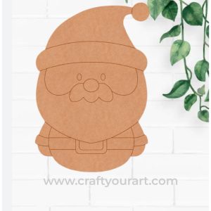 Christmas Santa Clause Pre Marked MDF Design 9