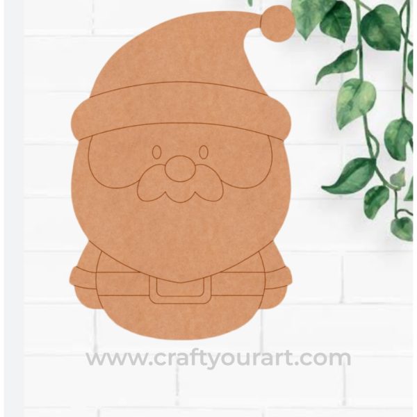Christmas Santa Clause Pre Marked MDF Design 9
