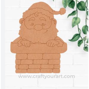 Christmas Santa Claus Pre Marked MDF Design 10