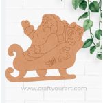 Christmas Santa Claus Pre Marked MDF Design 11