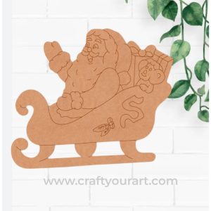 Christmas Santa Claus Pre Marked MDF Design 11