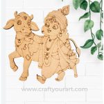 Krishna With Cow Design 1