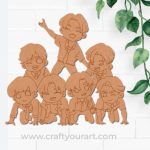 BTS Pre Marked MDF Design 1