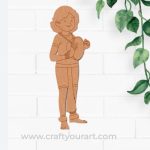 Folk Dancer Andhra Pradesh Pre Marked MDF Design 1