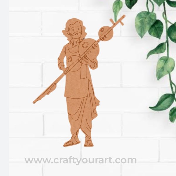 Kinnera Artist Telangana Pre Marked MDF Design 1