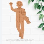 Man Singer Pre Marked MDF Design 4