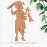Village Boy Pre Marked MDF Design 1