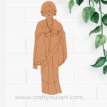 Woman Singer Pre Marked MDF Design 4