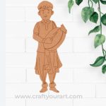 Boy Drummer Pre Marked MDF Design 1