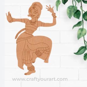 Dancing Woman Pre Marked MDF Design 20