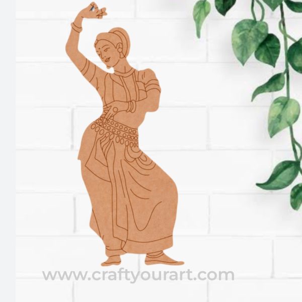 Dancing Woman Pre Marked MDF Design 22
