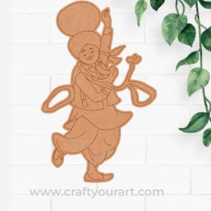 Dancing Man Pre Marked MDF Design 2