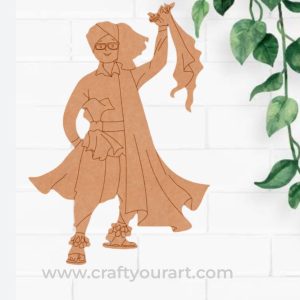 Dancing Man Pre Marked MDF Design 6