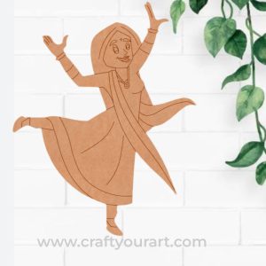 Dancing Woman Pre Marked MDF Design 25