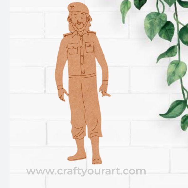 Army Man Pre Marked MDF Design 1