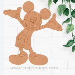 Mickey Mouse Pre Marked MDF Design 19