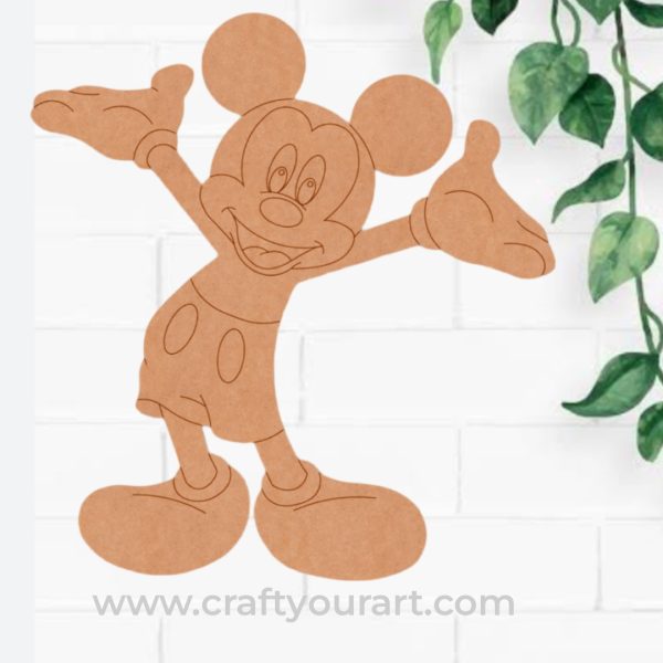 Mickey Mouse Pre Marked MDF Design 19