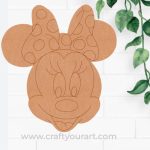 Mickey Mouse Pre Marked MDF Design 12