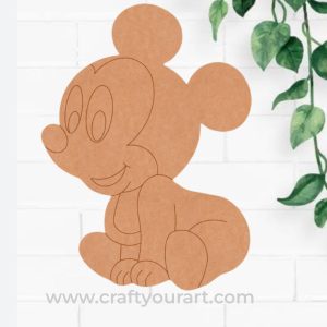 Mickey Mouse Pre Marked MDF Design 1