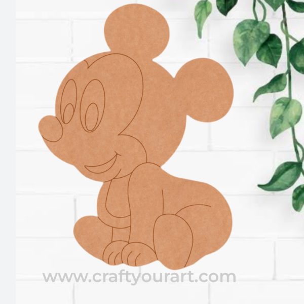 Mickey Mouse Pre Marked MDF Design 1