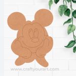 Mickey Mouse Pre Marked MDF Design 21