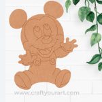 Mickey Mouse Pre Marked MDF Design 20