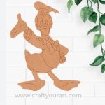 Donald Duck Pre Marked MDF Design 5