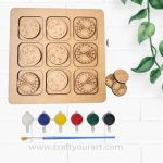 Tic Tac Toe Superhero Theme Design 2 DIY Kit