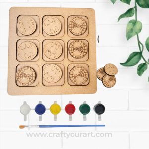 Tic Tac Toe Superhero Theme Design 2 DIY Kit