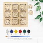Tic Tac Toe Superhero Theme Design 1 DIY Kit