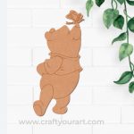 Winnie The Pooh Pre Marked MDF Design 1