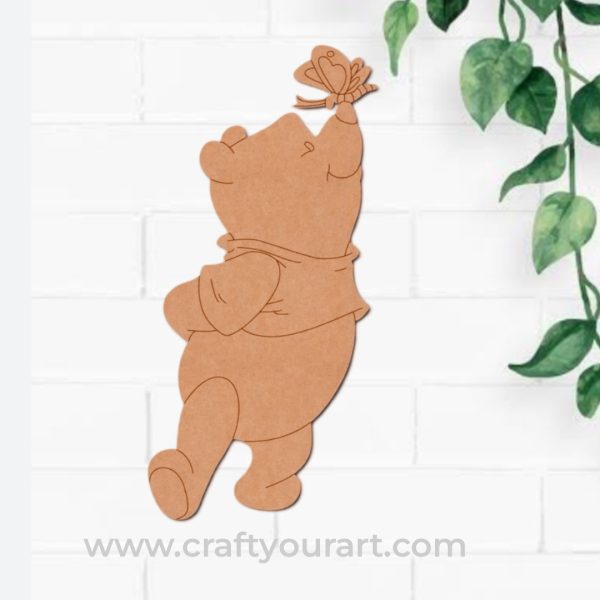 Winnie The Pooh Pre Marked MDF Design 1