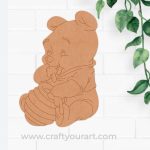 Winnie The Pooh Pre Marked MDF Design 4