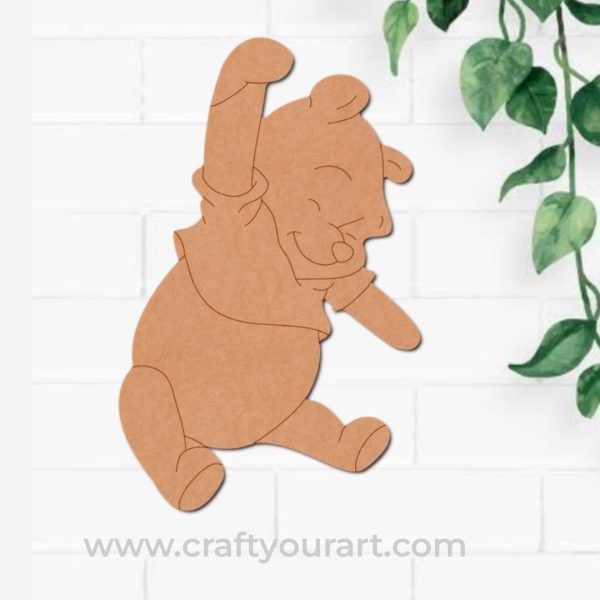 Winnie The Pooh Pre Marked MDF Design 6