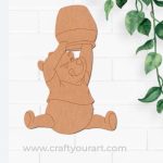 Winnie The Pooh Pre Marked MDF Design 7