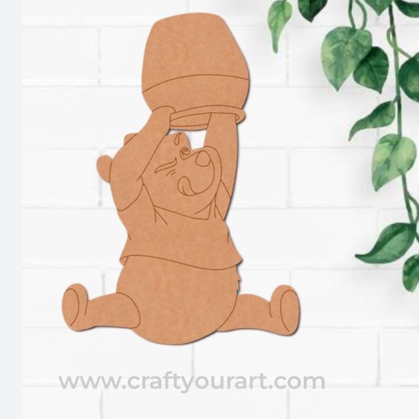 Winnie The Pooh Pre Marked MDF Design 7
