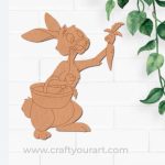 Rabbit Winnie The Pooh Pre Marked MDF Design 1