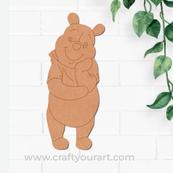 Winnie The Pooh Pre Marked MDF Design 2