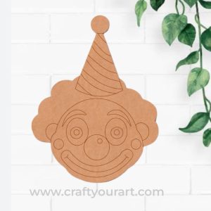 Clown Pre Marked MDF Design 4