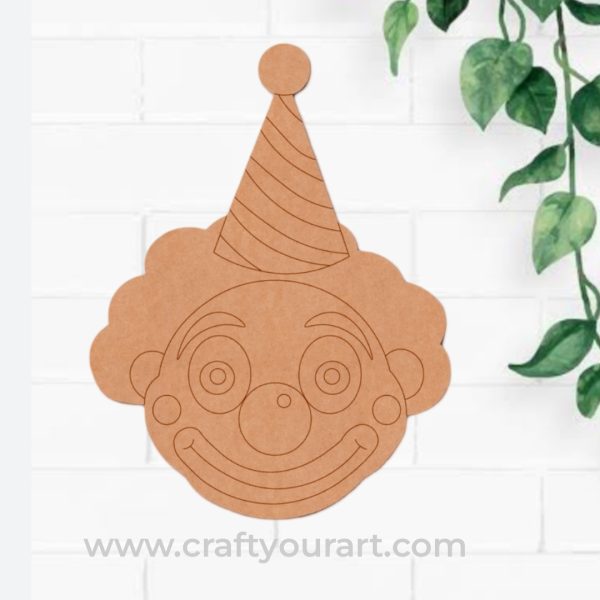 Clown Pre Marked MDF Design 4