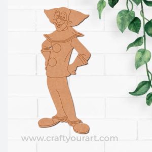 Halloween Clown Pre Marked MDF Design 2