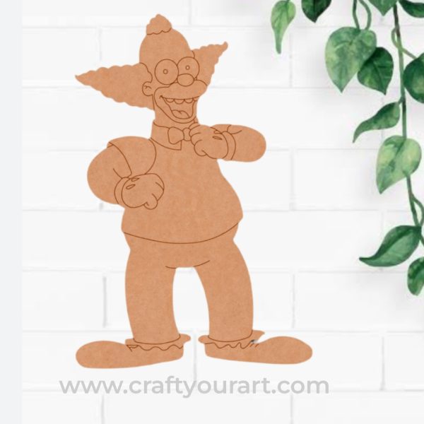 Clown Pre Marked MDF Design 3