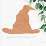Harry Potter Hat Pre Marked MDF Design 1