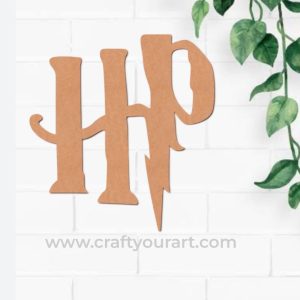 Harry Potter Logo Cutout MDF Design 1