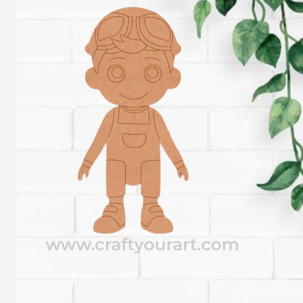 Cocomelon Boy Pre Marked MDF Design 1