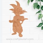 Goku Dragon Ball Z Pre Marked MDF Design 1