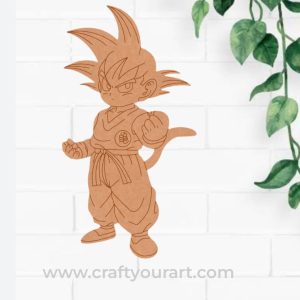 Goku Dragon Ball Z Pre Marked MDF Design 1
