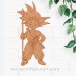 Goku Dragon Ball Z Pre Marked MDF Design 2